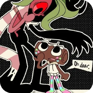 😧 emoji Cosmo Dandy's world 1/Poilubsu @Tanok_Uzi Telegram sticker 14 of 120