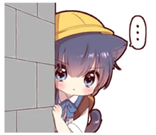 Sticker from Boy of a black cat (EXTRA)