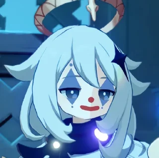 🤡 emoji ✿Paimon✿ @Aniko_V Telegram sticker 20 of 28