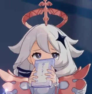 😰 emoji ✿Paimon✿ @Aniko_V Telegram sticker 22 of 28