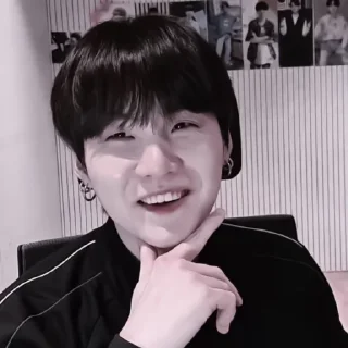 🍥 emoji yoongi:: 🍥 Telegram sticker 4 of 20