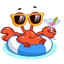 😎 emoji Grab this Crab Telegram sticker 11 of 27