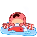 😭 emoji Santa's Crab Telegram sticker 8 of 15