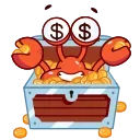 🤑 emoji Grab this Crab Telegram sticker 19 of 27