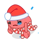 😢 emoji Santa's Crab Telegram sticker 15 of 15