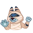 👊 emoji Mummy Jackal Telegram sticker 12 of 17