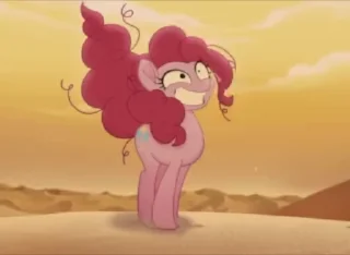 🫡 emoji @mlpstickers Pinkie Pie animated pack Telegram sticker 21 of 50