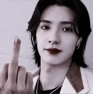 🖕 emoji jooyeon Telegram sticker 12 of 14