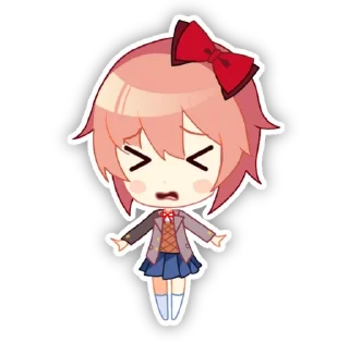 Sticker from ddlc ^o^