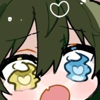 😔 emoji Мика!!✩✩ Telegram sticker 10 of 120