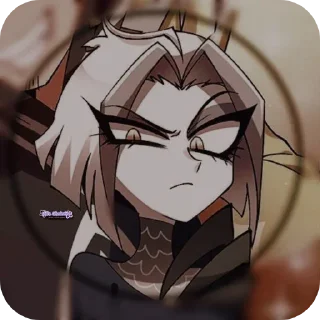 🤨 emoji @HazbinStick Telegram sticker 12 of 27
