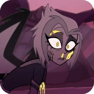 😟 emoji @HazbinStick Telegram sticker 21 of 27