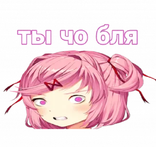 Sticker from мемная нацуки @anime_Stickerr