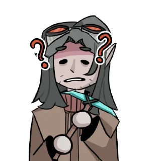 ❓ emoji Майншилд стикерпак (коллаб художников) Telegram sticker 8 of 64