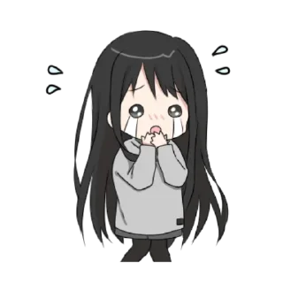 😢 emoji ᥱщᥱ стикᥱры → @glitteringtears Telegram sticker 11 of 21
