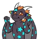 Sticker from Kiba Starry Animated by @CrazySnep