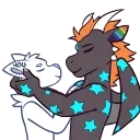 Sticker from Kiba Starry Animated by @CrazySnep