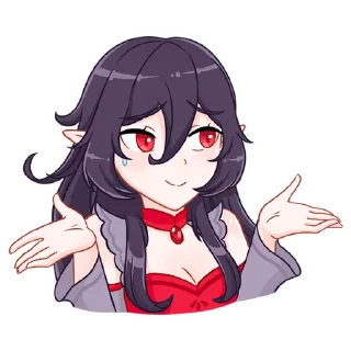 🤷‍♂️ emoji Тёмная Айрис Telegram sticker 22 of 48