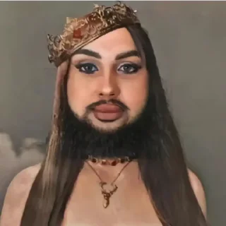 🧔‍♀ emoji Леди диана❤️ Telegram sticker 14 of 16