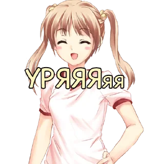Sticker from Канал > @katawa_shoujo_rus