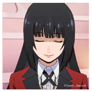 ❤️ emoji Yumeko Jabami Telegram sticker 5 of 10