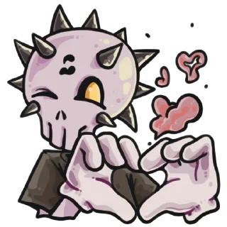 Sticker from @saint_mob skelly
