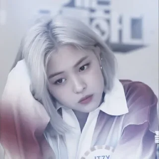 ❄️ emoji itzy - ryujin :: by @mintiiiiiitea Telegram sticker 16 of 30