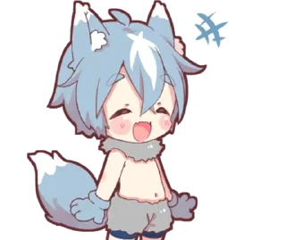 🌟 emoji Волчонок - @tg_sticks Telegram sticker 13 of 22
