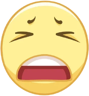 😩 emoji смайлы вк Telegram sticker 13 of 64
