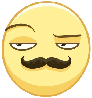 😏 emoji смайлы вк Telegram sticker 23 of 64
