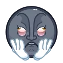 🙄 emoji Stealth Moon Telegram sticker 18 of 31