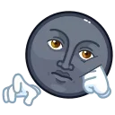 😐 emoji Stealth Moon Telegram sticker 21 of 31