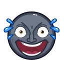 🤣 emoji Stealth Moon Telegram sticker 12 of 31