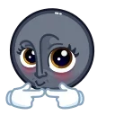 😳 emoji Stealth Moon Telegram sticker 15 of 31