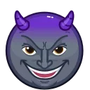 😈 emoji Stealth Moon Telegram sticker 6 of 31