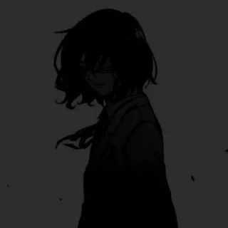 🖤 emoji SaD(грусть) 😕 Telegram sticker 24 of 59