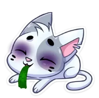 🤮 emoji бисквит @sshhearss @sstickersf Telegram sticker 18 of 28