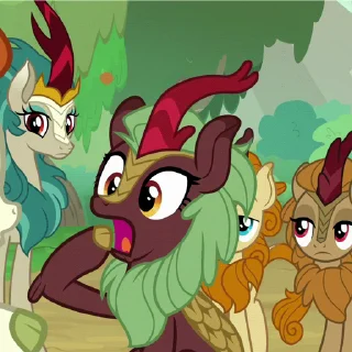 😋 emoji Kirins | @MLP_AnimatedStickers Telegram sticker 15 of 50