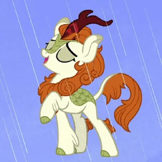 😌 emoji Kirins | @MLP_AnimatedStickers Telegram sticker 23 of 50