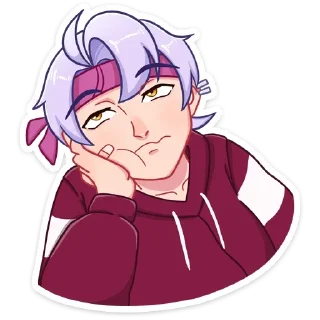 😑 emoji Тоши от @stickers_vk Telegram sticker 10 of 48