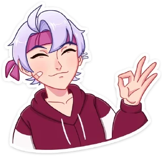 ☺ emoji Тоши от @stickers_vk Telegram sticker 22 of 48