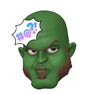 👍 emoji шрек 2.0 Telegram sticker 12 of 15
