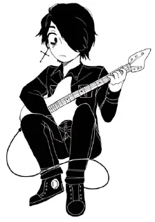 🫠 emoji Goth Kids Telegram sticker 20 of 23