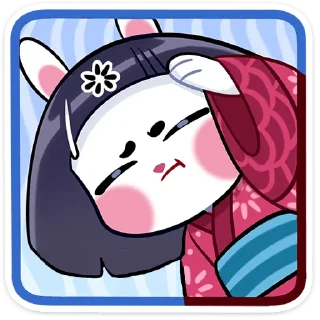 🤨 emoji усагичи без надписей @stickwithouttext Telegram sticker 20 of 46
