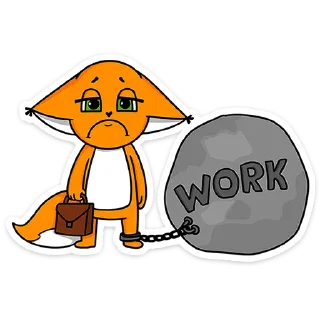 😔 emoji Ши в офисе :: @stickroom Telegram sticker 3 of 48