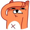 😑 emoji Лис Telegram sticker 24 of 40