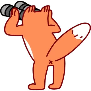 🔭 emoji Лис | @sovavrestickers Telegram sticker 20 of 44