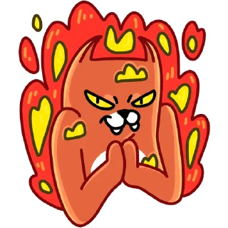 😈 emoji Лис | @sovavrestickers Telegram sticker 18 of 44