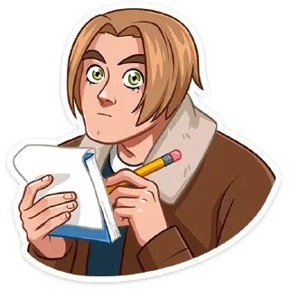 🤨 emoji Леон Скотт Кеннеди @tgsticker Telegram sticker 7 of 49