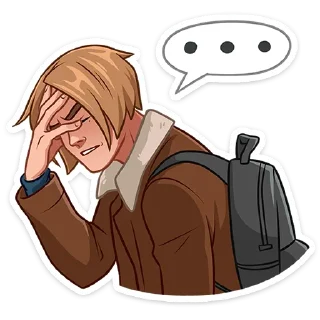 🤦‍♂ emoji Скотт от @TgSticker Telegram sticker 5 of 49